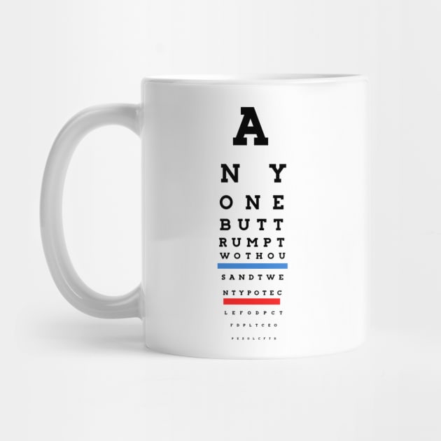 Eye Chart - Anyone But Trump 2020 by guayguay